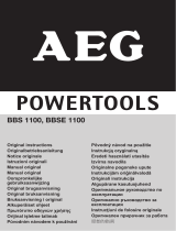 AEG BBSE1100E Manual do proprietário