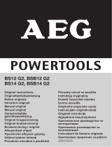 AEG BS 12G2 NC-142C Manual do proprietário