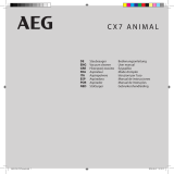 AEG CX7 Animal Manual do usuário