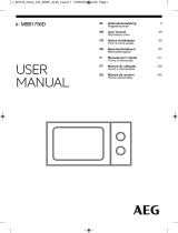 AEG MBB1756D-M Manual do usuário