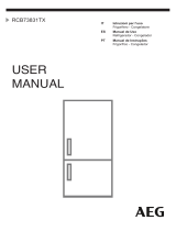 AEG RCB73831TX Manual do usuário