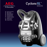 AEG acx 6205 cyclone xl Manual do usuário