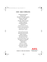 Aeg-Electrolux EWA1800 Manual do usuário