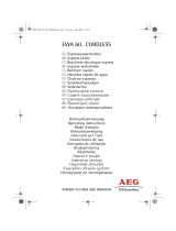 AEG EWA6000SA CORDLESS Manual do usuário