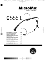 AKG C555 L Manual do usuário