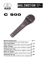 AKG C 900 Manual do proprietário