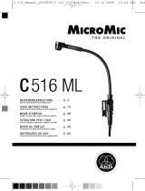 AKG C 516 ML Kondensator Ansteckmikrofon Manual do usuário