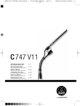 AKG C747 V11 Manual do usuário