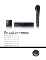 AKG Perception Wireless 45 Vocal Set Band-A Manual do usuário