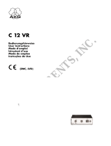 AKG Acoustics C 12VR Manual do usuário