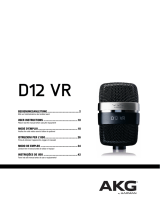 AKG Acoustics D12 VR Manual do usuário