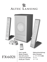 Altec Lansing FX6021 Manual do usuário