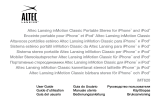 Altec Lansing INMOTION CLASSIC Manual do proprietário