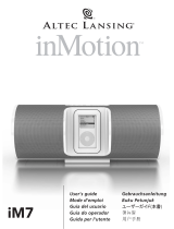 Altec Lansing inMotion iM7 Manual do usuário