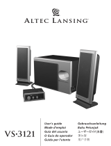 Altec Lansing VS-3121 Manual do usuário