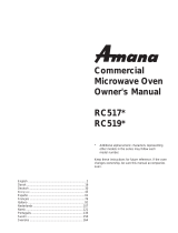 Amana RC519M Manual do proprietário