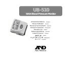 AND UB-510 Manual do usuário
