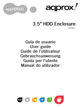 Approx APPHDD01BL Manual do usuário