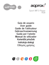 Aqprox MP3 Sport Manual do proprietário
