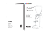 Ascaso ESPRESSO COFFEE GRINDER Manual do usuário