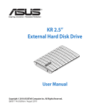 Asus KR External HDD Manual do usuário