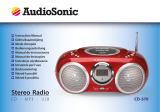 AudioSonic CD-1572 Manual do usuário