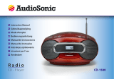AudioSonic CD-1580 Manual do proprietário