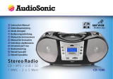 AudioSonic CD-1586 Manual do usuário