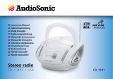 AudioSonic CD-1591 Manual do usuário
