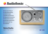 AudioSonic RD-1540 Manual do usuário