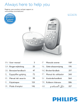 Philips Avent DECT Baby Monitor Manual do usuário
