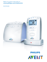Philips AVENT Avent DECT baby monitor SCD520 Manual do usuário