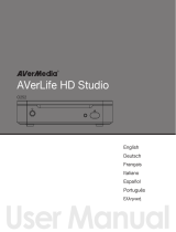 Avermedia AVerLife XVision HD Manual do usuário