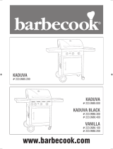 Barbecook KADUVA BLACK Manual do proprietário