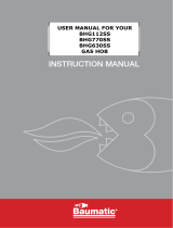 Baumatic BHG112SS Manual do usuário