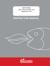 Baumatic BHTP400SS - 33801342 Manual do usuário