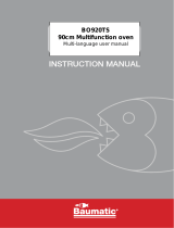 Baumatic BO920TS - 33701358 Manual do usuário