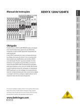 Behringer XENYX 1204 Manual do proprietário