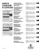 Behringer Xenyx X1204 USB Manual do usuário