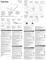 Beurer KS 19 Slate Manual do usuário