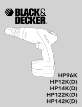 Black & Decker HP142K(D) Manual do usuário