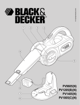 Black & Decker Dustbuster PV1405N Manual do proprietário