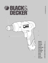 Black & Decker vpx 1101 Manual do proprietário