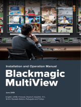 Blackmagic MultiView  Manual do usuário