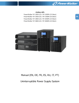 BlueWalker PowerWalker VFI 1000 LCD Especificação