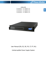 BlueWalker PowerWalker VFI 2000RM LCD Manual do usuário
