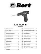 Bort BAB-10,8N-Li Manual do usuário