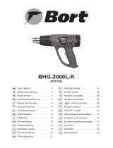 Bort BHG-2000L-K Manual do usuário