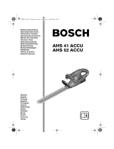 Bosch AHS 52 Accu Manual do proprietário
