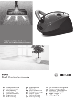 Bosch BSG62185/12 Manual do usuário